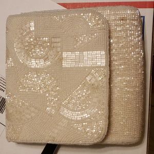 Vintage clutch sequins  bag